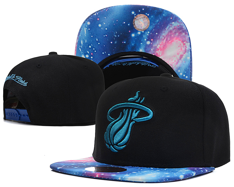 NBA Miami Heat MN Snapback Hat #115